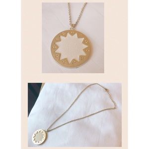 House of Harlow Gold Sunburst Necklace look-alike